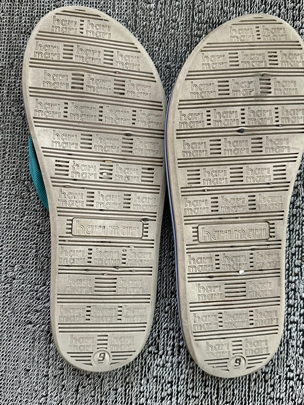 Harimari Men’s Teal Flip Flops